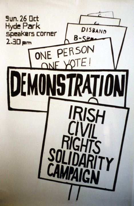 Irish Civil Rights demo